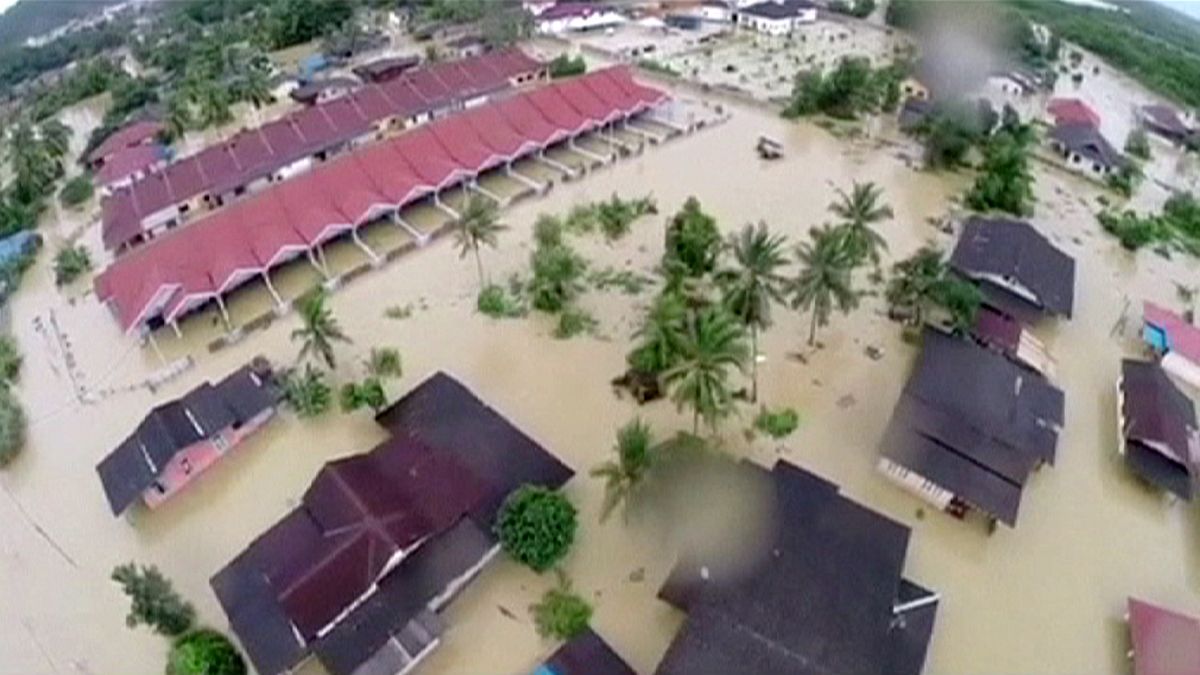 A mostani a legnagyobb áradás Malajziában