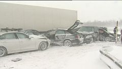 Slovenia: more than 50 vehicle involved in a traffic accident