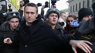 Putin critic Alexei Navalny given suspended prison sentence