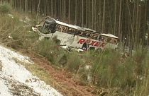 На востоке Германии перевернулся автобус: есть погибшие