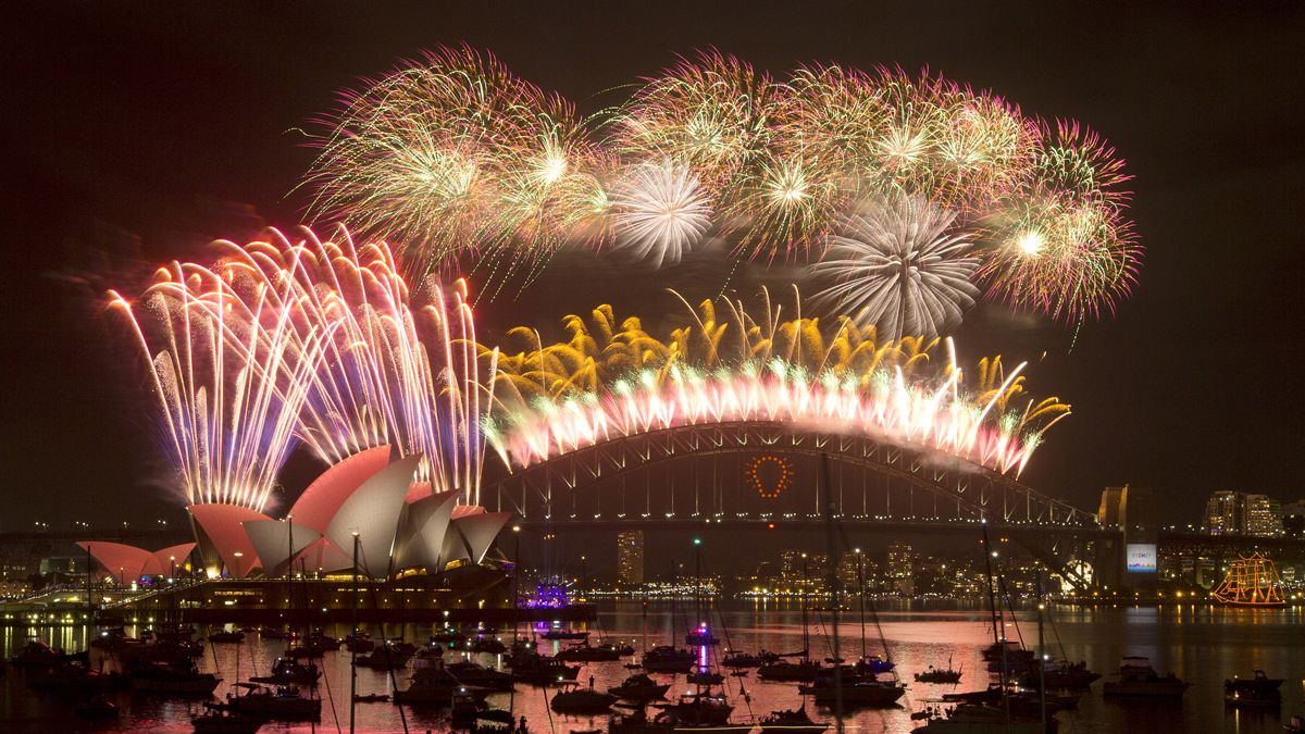 Новый 2015 год уже настал в Австралии и Новой Зеландии