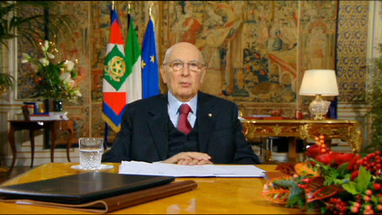 Presidente Italiano apresenta demissão