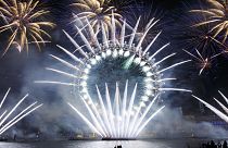 Dünya başkentlerinde göz kamaştıran yeni yıl kutlaması