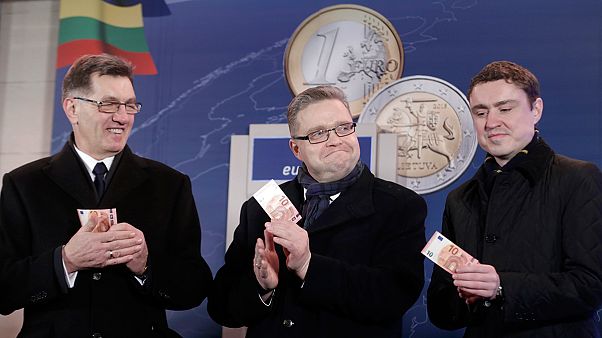 Litvanya yeni yılda Euro'ya geçti Litvanya yeni yılda Euro'ya geçti