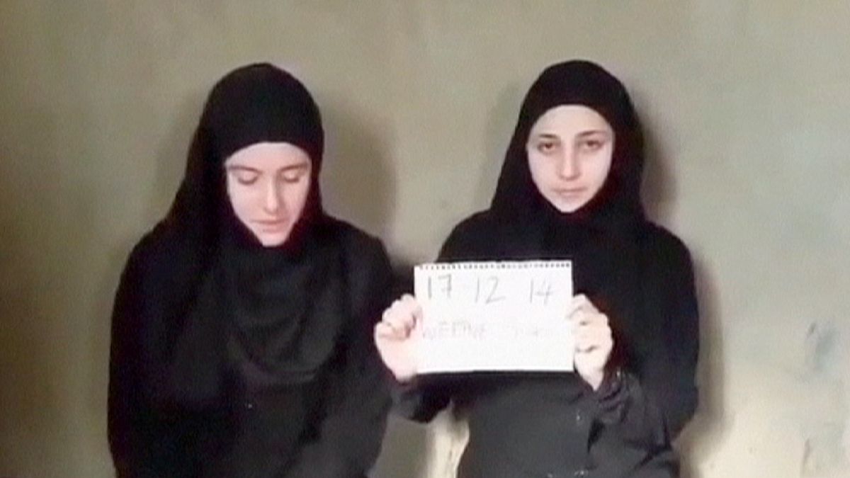 Video zeigt offenbar im August in Syrien entführte Italienerinnen