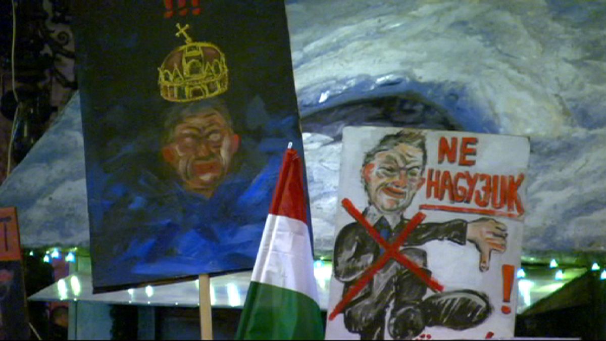 People power in Hungary as protesters stage huge anti-government rally
