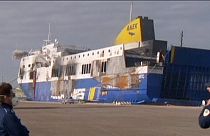 Continúa la investigación por el incendio en el ferry Norman Atlantic