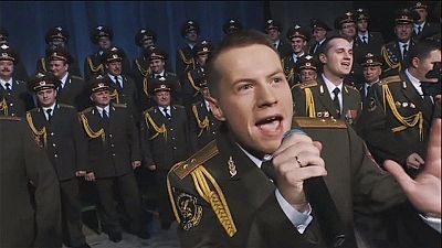 Red Army Choir Gets Happy