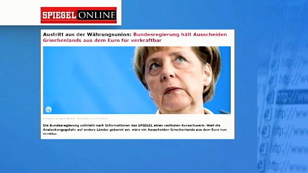 Grèce : l'Allemagne moins catégorique sur une sortie de l'euro Grèce : l'Allemagne moins catégorique sur une sortie de l'euro