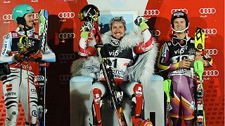 Hirscher wins third straight Zagreb slalom