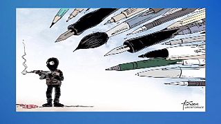 Карикатуры в ответ на теракт в "Charlie Hebdo"
