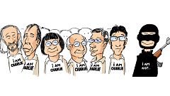 Homenaje de "elbartho", caricaturista de euronews, a sus colegas de Charlie Hebdo