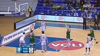 Banvit-Buducnost maçında saha karıştı