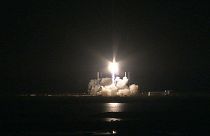 Lezuhant a Falcon 9-es rakéta visszatérő része