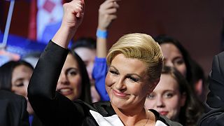 Paraszthajszállal nyert Kolinda Grabar-Kitarović