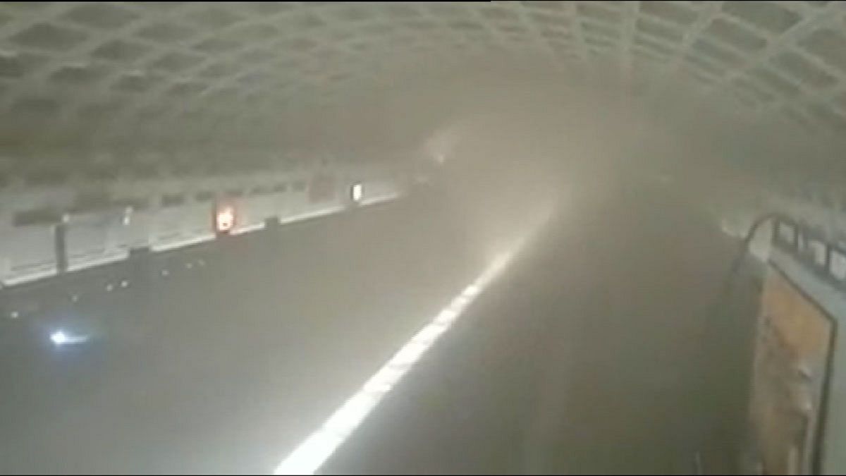 One dead after Washington metro train fills with smoke