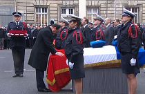 France remembers the officers who died in the Paris attacks