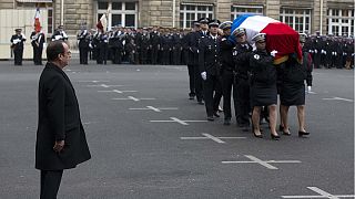 "They died so we can live freely": France pays tribute to police killed in Paris attacks