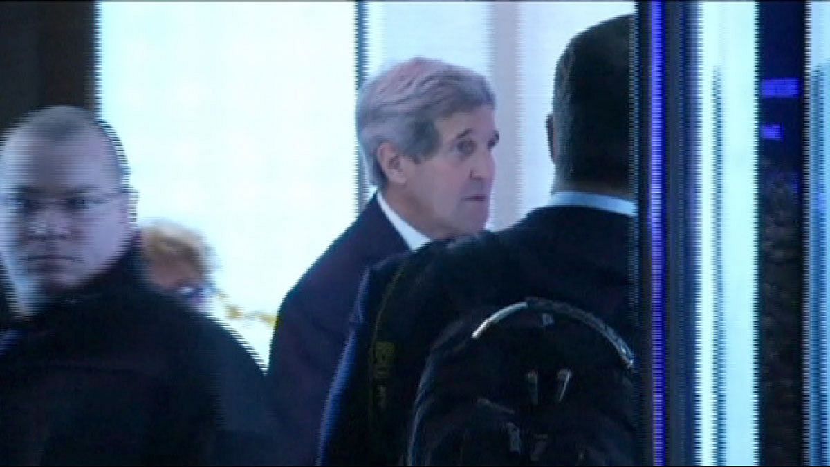Kerry nükleer müzakereler için Cenevre'de