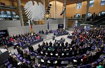 El Parlamento alemán homenajea a las víctimas de los atentados de París