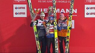 Ski jumping: Stefan Kraft continues winning streak
