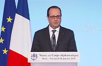 Francia, Hollande ai diplomatici stranieri: contro il terrorismo serve una risposta collettiva