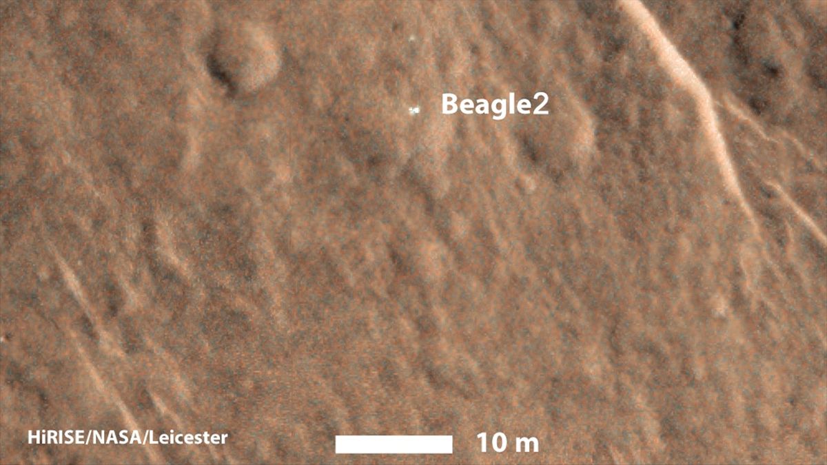 Lost Mars probe Beagle 2 found on the red planet