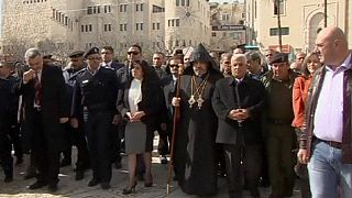 Armenians celebrate Christmas in West Bank town of Bethlehem