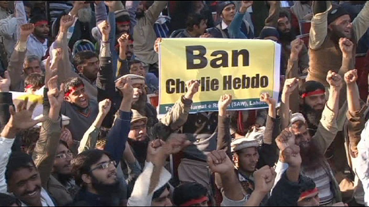 Kundgebung in Pakistan gegen "Charlie Hebdo"