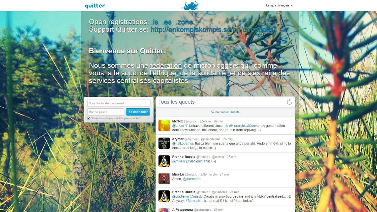 'Quitter' : une alternative anticapitaliste à Twitter