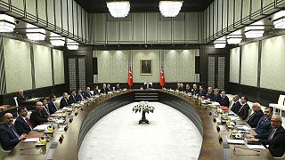 Erdogan stirs power concerns by chairing Turkish cabinet meeting