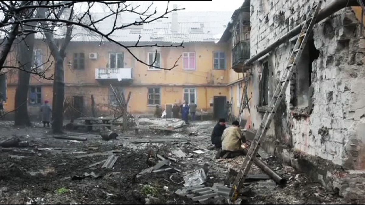 تبادل اتش سنگین ارتش اوکراین و جدایی طلبان در دونتسک