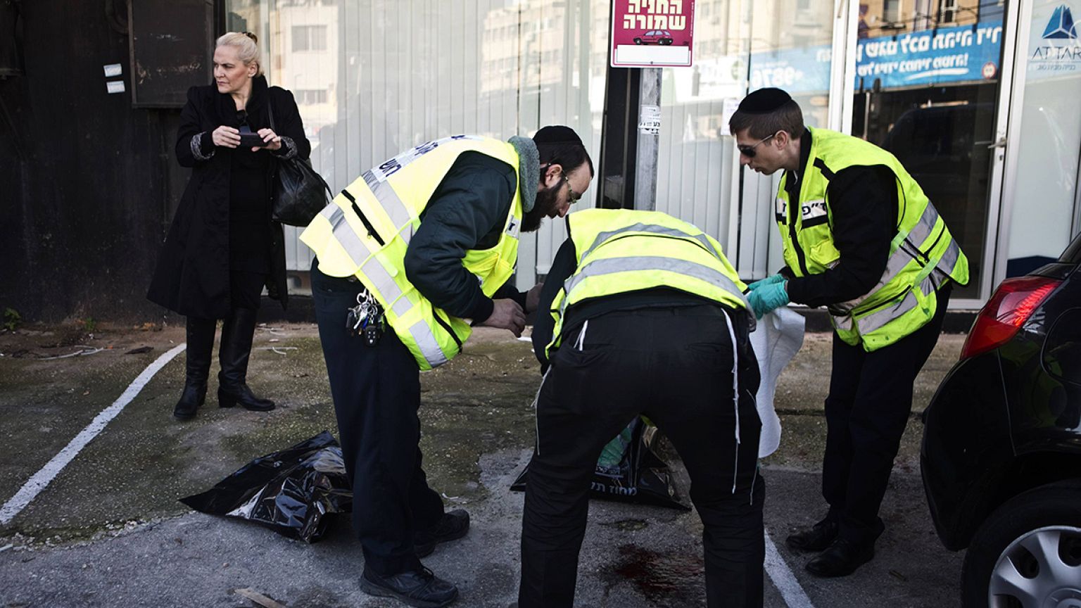 Palestinian man shot after allegedly stabbing several bus passengers