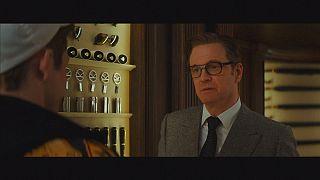 Colin Firth is the besuited gentleman spy in 'Kingsman: The Secret Service'