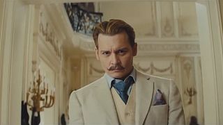 Johnny Depp's all fun as a dodgy dealer in art comedy 'Mortdecai'