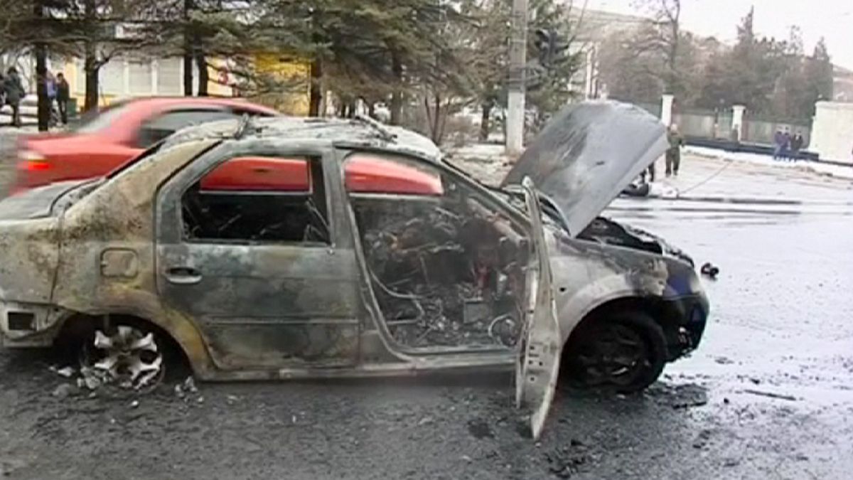 ثلاثة عشر قتيلا في قصف استهدف حافلة في دونيتسك شرق أوكرانيا