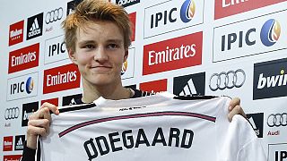 Real Madrid get their teenager as Odegaard signs at 16