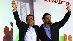 Εκλογές 2015: «ΣΥΡΙΖΑ - Ποδέμος VENCEREMOS»