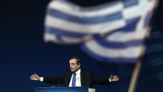 Greek election: Samaras makes final plea to voters, as polls show Syriza lead