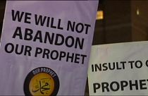 Manifestación musulmana en Sidney contra las caricaturas de Mahoma en Charlie Hebdo