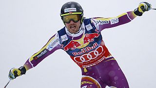 Jansrud wins shortened World Cup downhill in Kitzbuehel