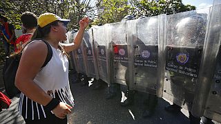 Marcha de ollas vacías en Caracas