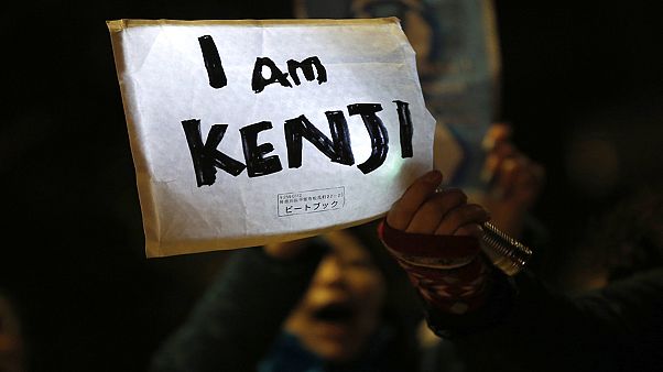 Japanische IS-Geisel vemutlich tot - Proteste gegen Abe in Tokio Japanische IS-Geisel vemutlich tot - Proteste gegen Abe in Tokio