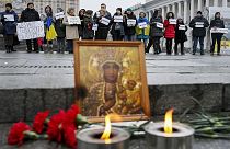 Ucrania llora la masacre de Mariúpol