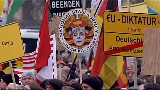 Pegida pierde fuerza en su nueva manifestación en Dresde