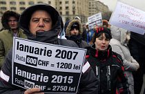 Romania, proteste per rafforzamento franco svizzero