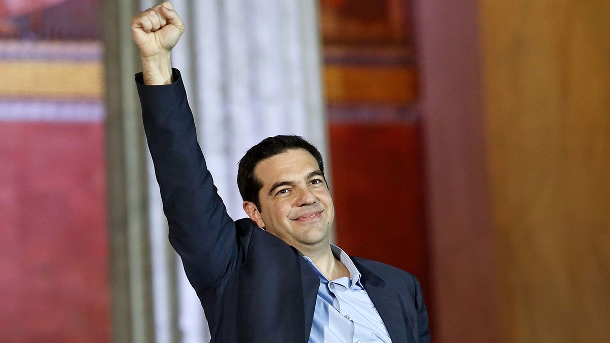 Tsipras pledges end to 'vicious cycle of austerity' at victory speech in Greece