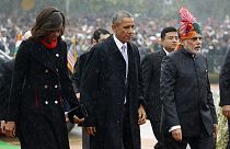 برگزاری جشن جمهوری هند تحت تدابیر شدید امنیتی با حضور اوباما
