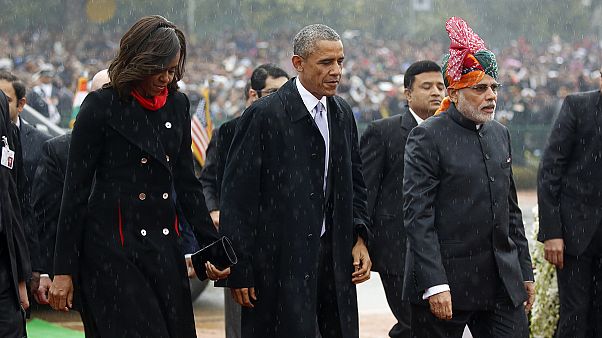 Barack Obama ha sido el primer jefe de Estado de su país invitado al desfile del Día de la República en India Barack Obama ha sido el primer jefe de Estado de su país invitado al desfile del Día de la República en India