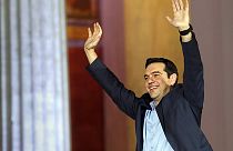Grecia celebra la victoria de Syriza